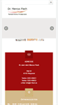 Mobile Screenshot of dr-flach.de