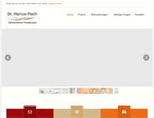 Tablet Screenshot of dr-flach.de